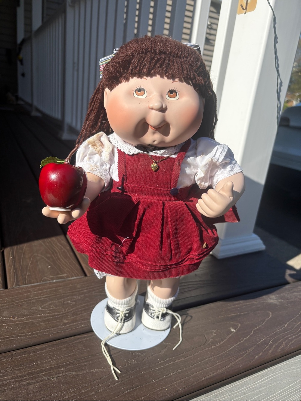 Cabbage patch kids ceramic face and arm